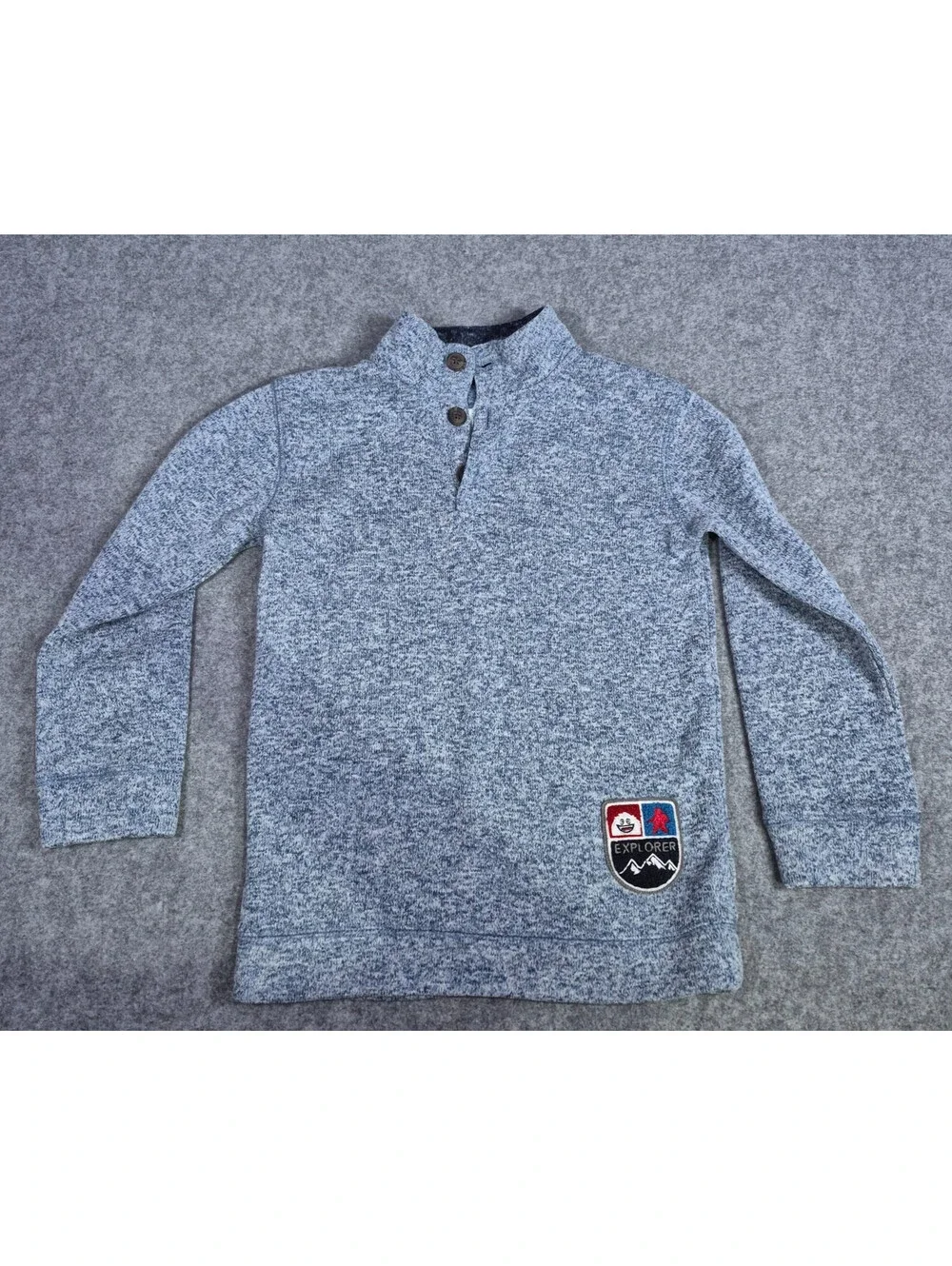 365 kids garanimals boys fleece Yeti pullover Blue SZ 8 Casual Warm Soft